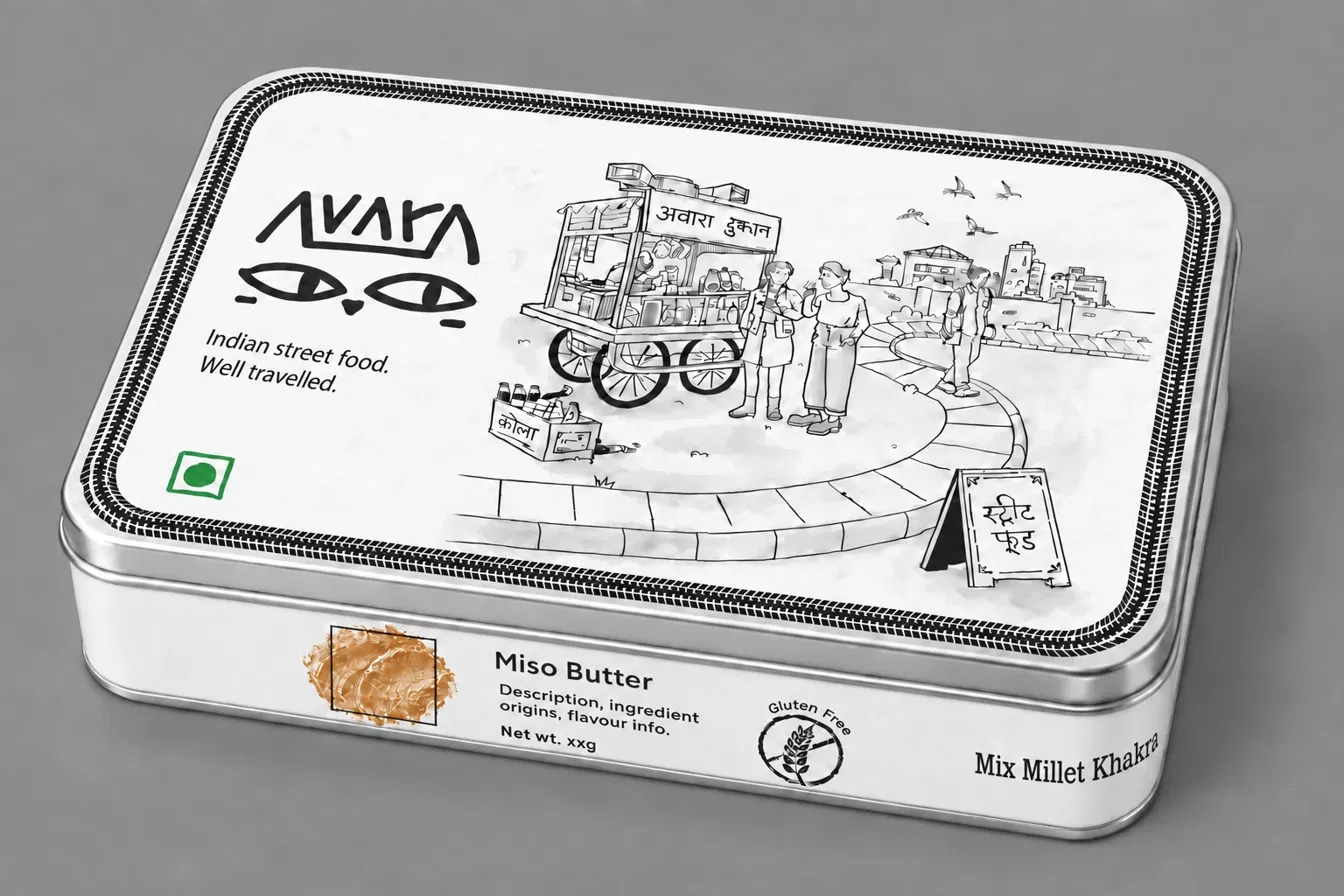 AVARA illustrated tin box